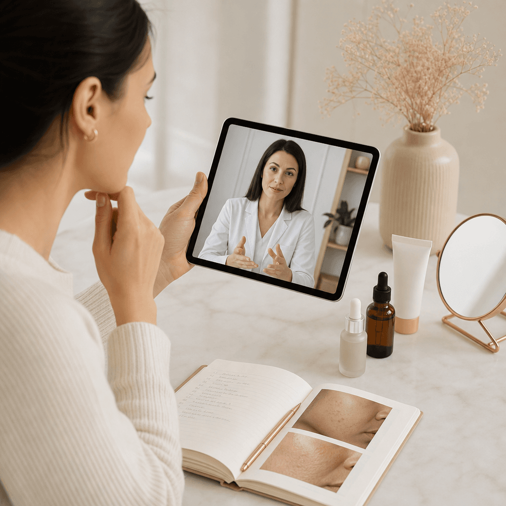 Blog post image: Online Skincare Consultation: How It Works and What to Expect