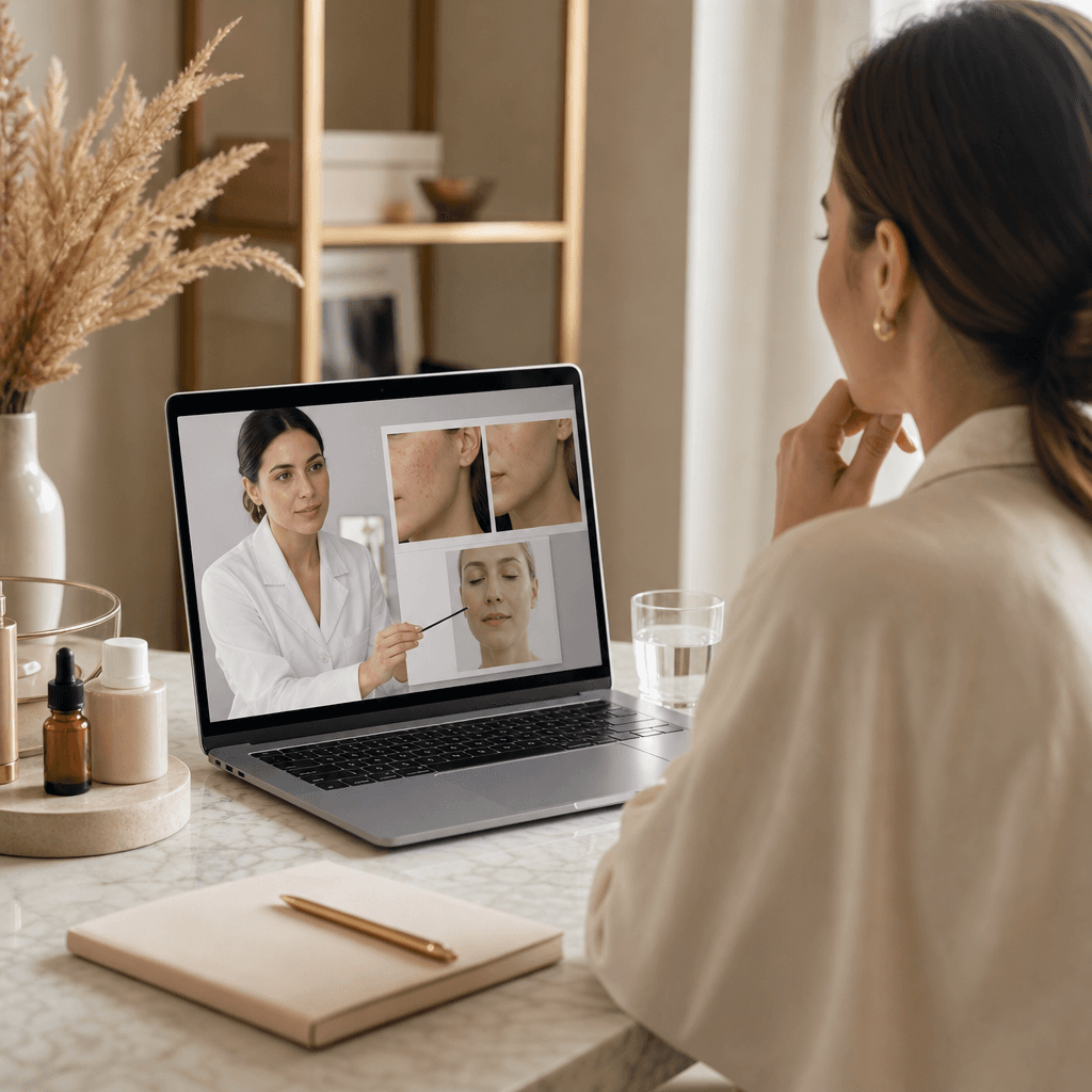 Blog post image: Online Skincare Consultation: How Expert Skin Care Works From Home