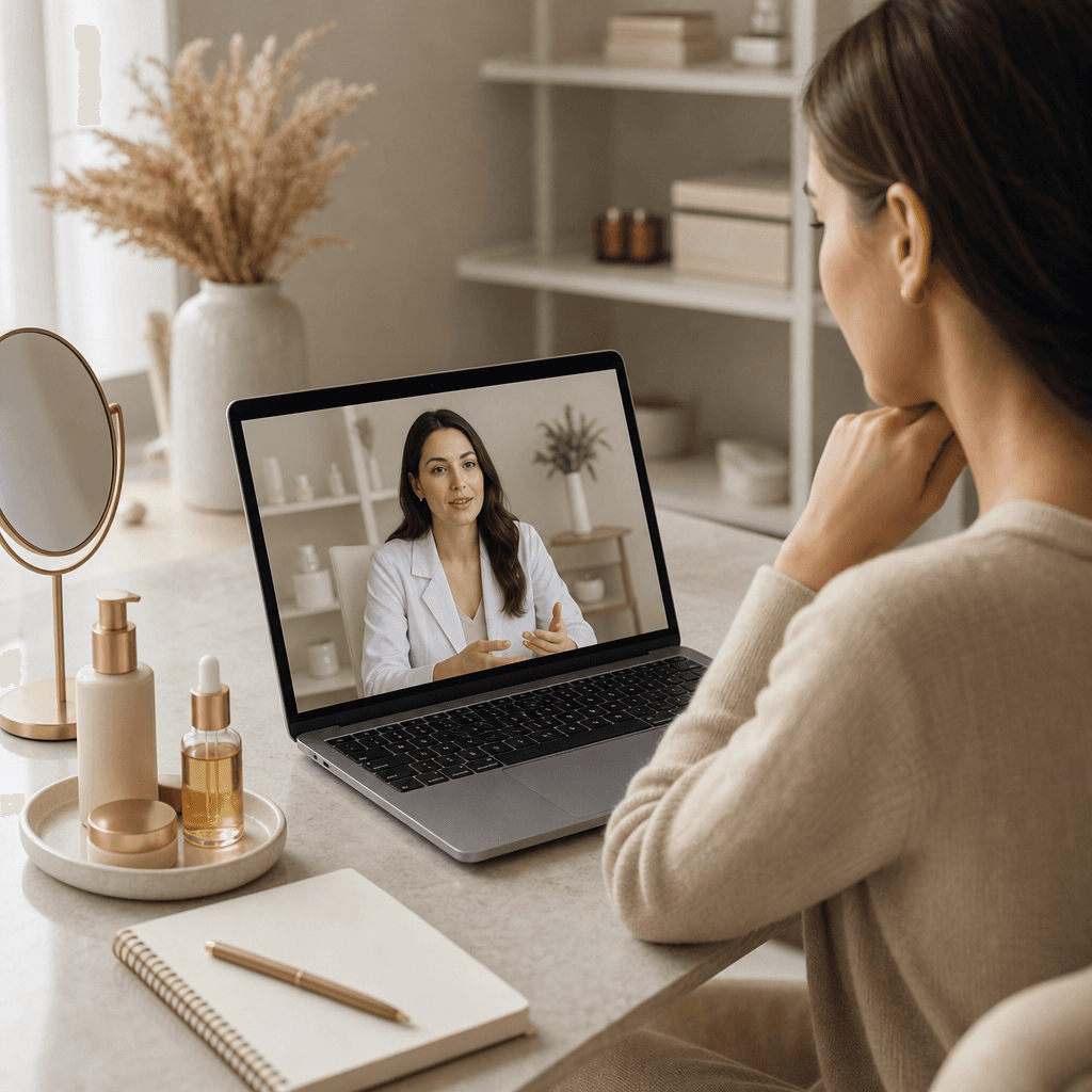 Blog post image: Online Skincare Consultation: How It Works and Who It's For